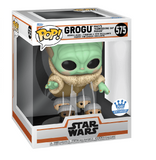 Grogu Macy’s Thanksgiving Day Parade #575 Funko Pop! Deluxe displayed inside the box, front view
