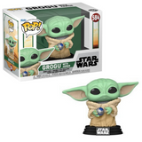 Grogu with Armor #584 Star Wars The Book of Boba Fett Funko Pop figure in box and out of box