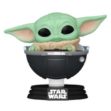 Grogu With Pram #664 Funko Pop! figure shown out of the box, front view