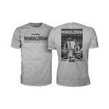 Grogu With Cookie (Flocked) #465 The Mandalorian Funko Pop! & Tee Bundle Shirt front and back