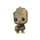 Groot w/ Bomb #263 Guardians Funko Pop! out of box