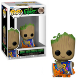 Groot with Cheese Puffs #1196 I Am Groot Funko Pop in box and out of box