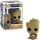 Groot #264 Guardians of the Galaxy Funko Pop! in box and out of box