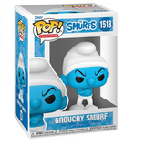Grouchy Smurf #1518 Smurfs Funko Pop! TV figure inside display box.