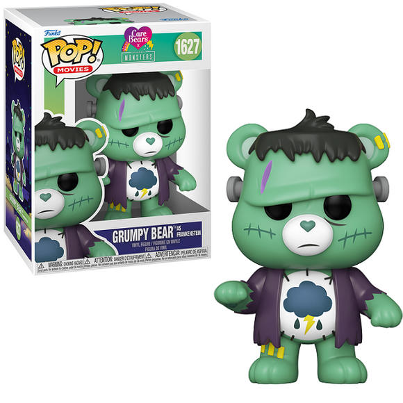 Grumpy Bear as Frankenstein #1627 - Care Bears x Universal Monsters Funko Pop! Movies