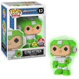 Gyro Attack #13 Mega Man Funko Pop 8-Bit Glow in the Dark Canadian Convention Exclusive in box and out of box
