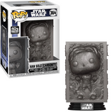 Han Solo (Carbonite) #364 Star Wars Funko Pop with 40th Anniversary packaging in box and out of box