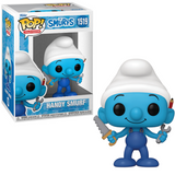 Handy Smurf #1519 Smurfs Funko Pop TV in box and out of box