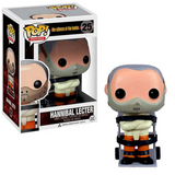 Hannibal Lecter #25 Silence of the Lambs Funko Pop Movies figure in box and out of box on transport dolly