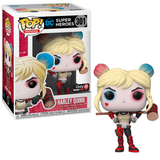 Harley Quinn #301 DC Heroes Funko Pop GameStop Exclusive in box and out of box