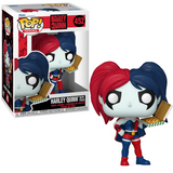 Harley Quinn With Pizza Funko Pop #452 displayed both inside the box and out of the box