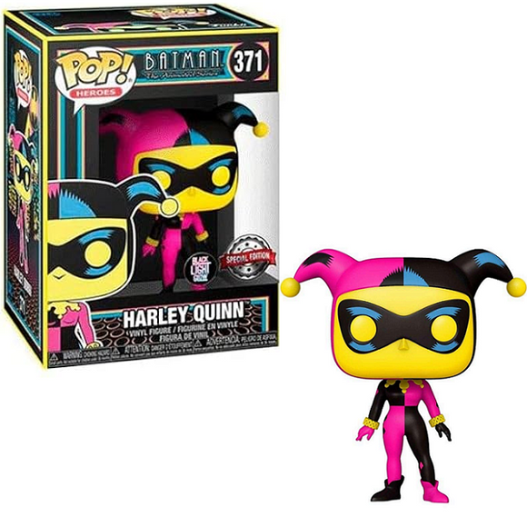 Harley Quinn #371 - Batman The Animated Series Funko Pop! [Black Light Special Edition]