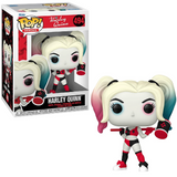Harley Quinn #494 Harley Quinn The Animated Series Funko Pop shown in-box and out-of-box, front view