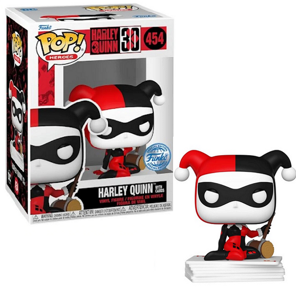 Harley Quinn with Cards #454 Harley Quinn 30th Funko Pop! Heroes [Funko Special Edition]