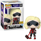 Harley Quinn with Mallet #895 Gotham Knights Funko Pop Hot Topic Exclusive in box and out of box
