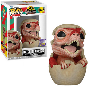 Hatching Raptor #1442 - Jurassic Park Funko Pop! Movies [2023 Summer Convention Limited Edition]