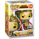 Hawks #1141 My Hero Academia Funko Pop! Metallic Limited Edition 3500 Pcs shown in box