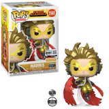 Hawks #1141 My Hero Academia Funko Pop! Metallic Limited Edition 3500 Pcs shown in and out of box