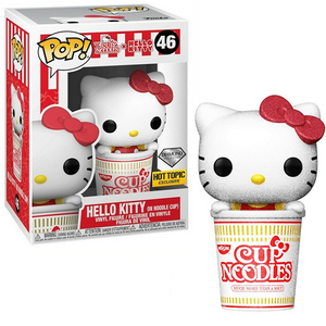 Hello Kitty In Noodle Cup #46 - Cup Noodles x Hello Kitty Funko Pop! [Diamond Hot Topic Exclusive]