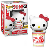 Hello Kitty #46 Cup Noodles Diamond Hot Topic Exclusive Funko Pop in box and out of box