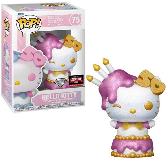 Hello Kitty #75 - Hello Kitty 50th Funko Pop! [Cake] [Diamond TargetCon Exclusive]