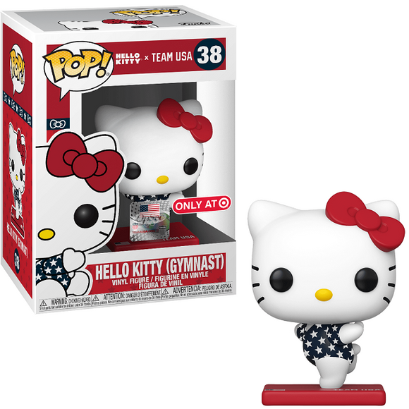 Hello Kitty Gymnast #38 Team USA Funko Pop! in and out of box