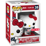 Hello Kitty (Gymnast) #38 Team USA Funko Pop inside window display box