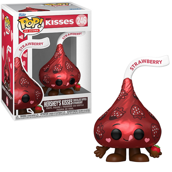 Hersey's Kisses Chocolate Dipped Strawberry #246 - Hershey's Funko Pop! Ad Icons [Valentines]