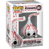 Hershey's Kisses Candy Cane #261 - Hershey's Kisses Funko Pop! [Metallic] in box glam shot