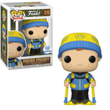Hiking Freddy Funko Pop #210 shown in-box and out of box