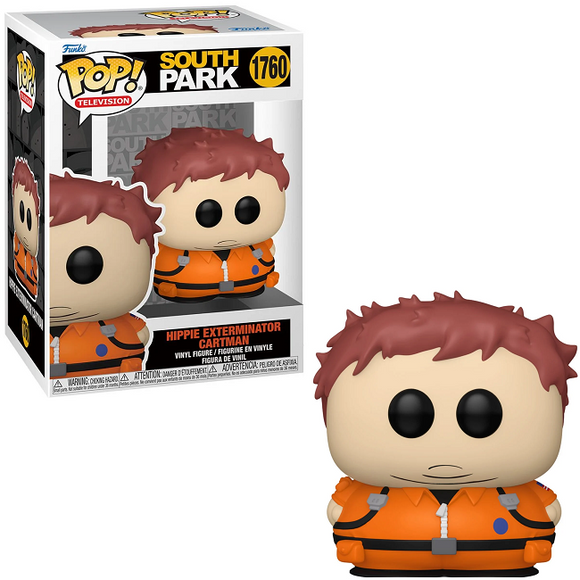 Hippie Exterminator Cartman #1760 South Park Funko Pop in box and out of box