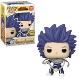 Hitoshi Shinso #1353 My Hero Academia Funko Pop Animation Unmasked Chase figure in box and out of box front view