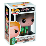 Hoban Washburne #137 Funko Pop! displayed inside the box, front view
