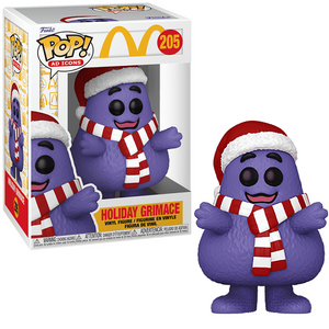 Holiday Grimace #205 - McDonalds Funko Pop! Ad Icons