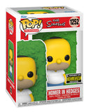 Homer in Hedges #1252 Simpsons Funko Pop TV EE Exclusive in box