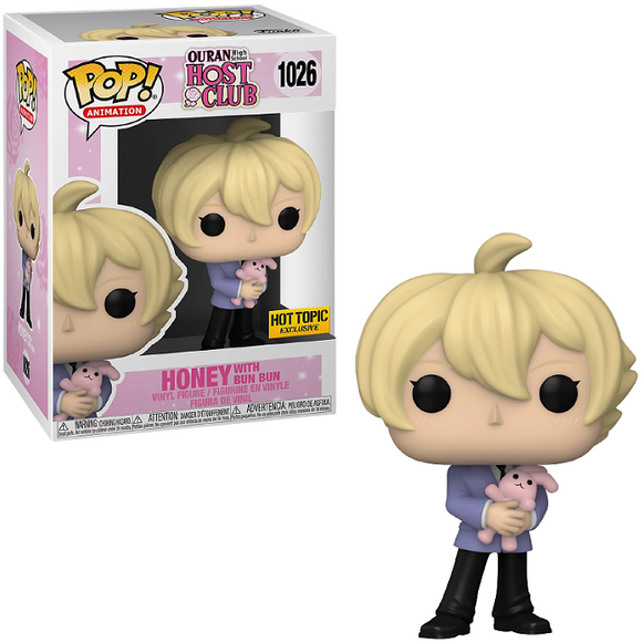 Honey with Bun Bun #1026 Ouran High School Host Club Funko Pop Hot Topic Exclusive in box and out of box