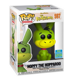 Hoppy the Hopparoo #597 Flintstones Funko Pop displayed inside the box, front view