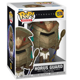 Horus Guard #1574 Metallic Stargate Funko Pop Movies inside the box.