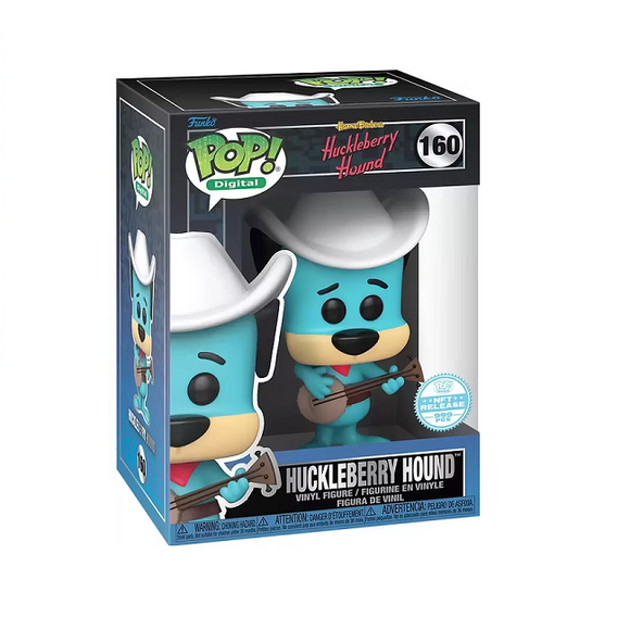 Huckleberry Hound #160 - Huckleberry Hound Funko Pop! [Digital Release LE 999 Pcs]