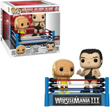 Hulk Hogan & Andre the Giant WrestleMania III Funko Pop shown in-box and out-of-box, front view