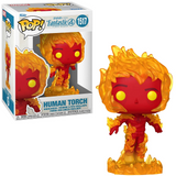 Human Torch #1517 Fantastic Four Funko Pop! — in box and out of box
