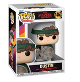 Hunter Dustin #1463 Stranger Things Funko Pop TV With Shield figure in original box front view