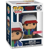 Dustin #18 Stranger Things 8-Bit Funko Pop in display box