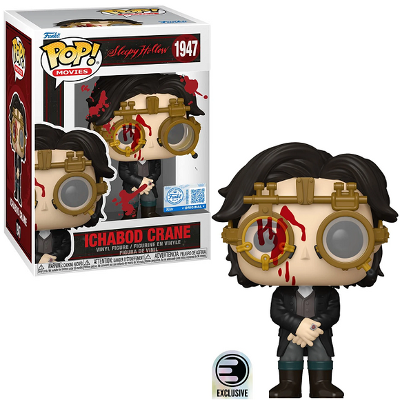 Ichabod Crane (Bloody) #1947 Sleepy Hollow Funko Pop EE Exclusive in box and out of box