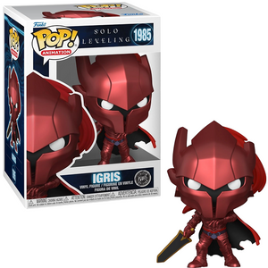 Igris Funko Pop #1985 Blood-Red Commander Chase from Solo Leveling