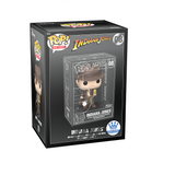 Indiana Jones with Idol #08 Funko Pop Silver Chase Die-Cast in box