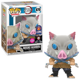 Inosuke Hashibira #870 Demon Slayer Flocked Chalice LACC Exclusive Funko Pop figure in and out of box