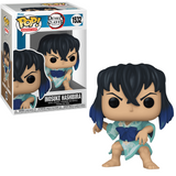 Inosuke Hashibira Funko Pop #1532 Kimono displayed both inside the box and out of the box