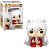 InuYasha Funko Pop #1590 shown both in the box and out of the box from InuYasha Animation (Eating)