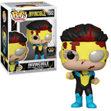 Invincible Funko Pop #1502 Bloody Specialty Series Exclusive displayed both inside the box and out of the box